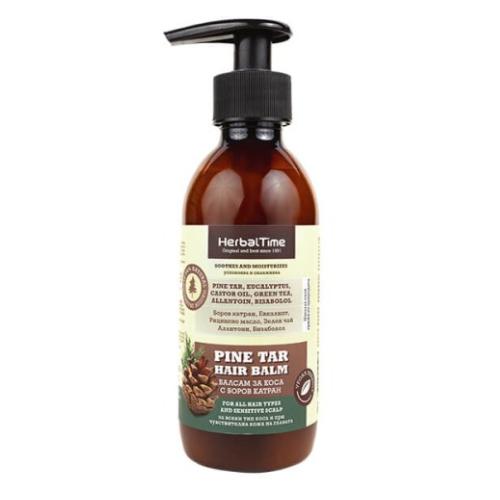 Zdjęcie produktu - Herbal Time Pine Tar Balsam do włos&oacute;w z dziegciem sosnowym, 240 ml