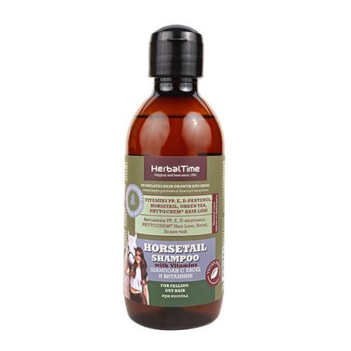Zdjęcie produktu - Herbal Time Horsetail Szampon do włos&oacute;w ze skrzypem polnym i witaminami, 240 ml