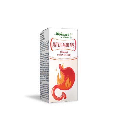 Zdjęcie produktu - Herbapol Antyzgagocaps, 30 kaps.