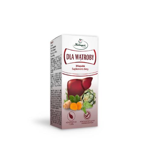 Zdjęcie produktu - Herbapol Dla wątroby, 30kaps.