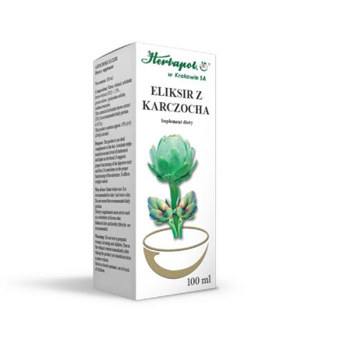 Zdjęcie produktu - HERBAPOL Eliksir z karczocha, 100ml