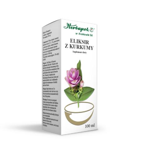 Zdjęcie produktu - Herbapol Eliksir z kurkumy, 100 ml