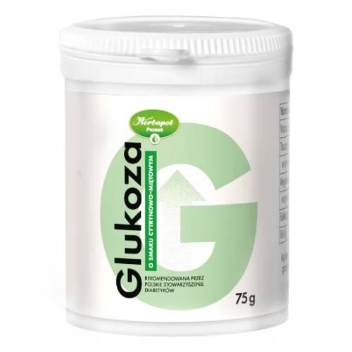 Zdjęcie produktu - Herbapol Glukoza proszek o smaku cytrynowo-miętowym, 75 g