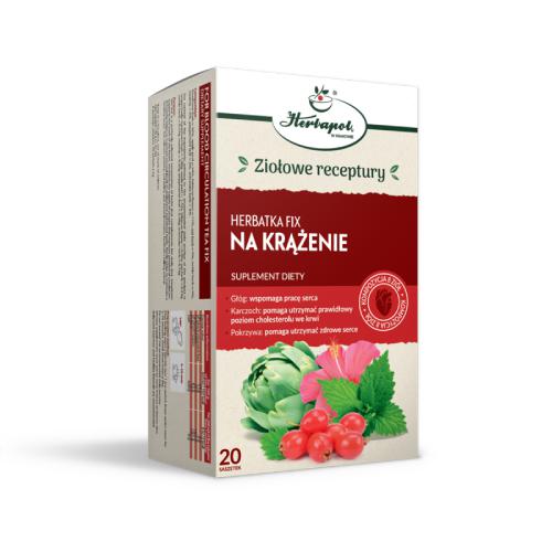 Zdjęcie produktu - Herbatka Fix Na krążenie, 20x2g