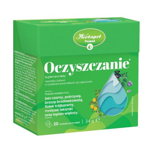 Zdjęcie produktu - Herbapol Oczyszczanie Herbatka ziołowa, 20 torebek