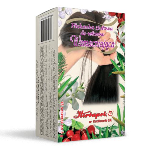 Zdjęcie produktu - HERBAPOL Płukanka ziołowa do włos&oacute;w - wzmacniający, 18x3g