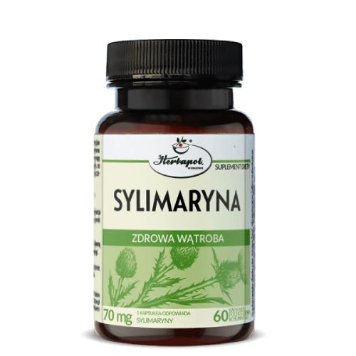 Zdjęcie produktu - HERBAPOL Sylimaryna, 60kaps.