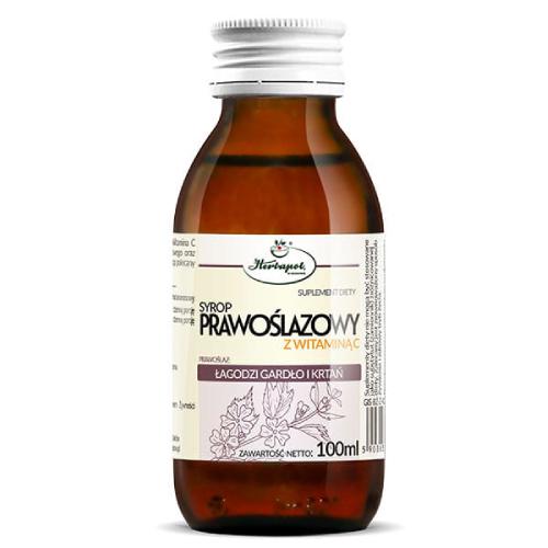 Zdjęcie produktu - Herbapol Syrop prawoślazowy z witaminą C, 100 ml