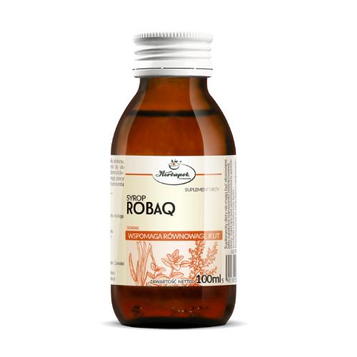 Zdjęcie produktu - Herbapol Syrop Robaq, 100 ml USZKODZONE/ BRAK KARTONU 