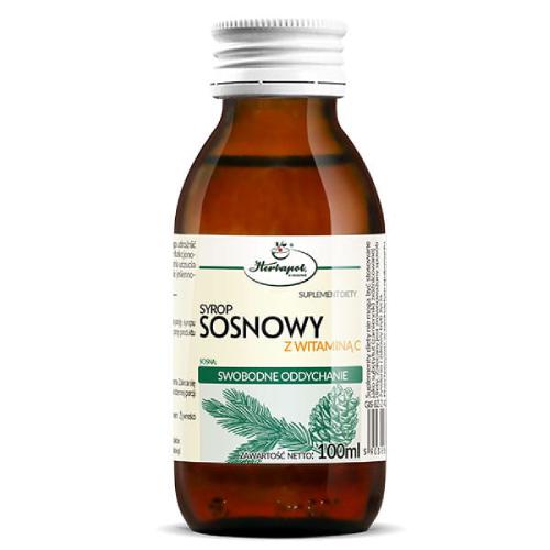 Zdjęcie produktu - HERBAPOL Syrop sosnowy z witaminą C, 100ml