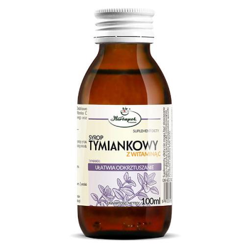Zdjęcie produktu - Herbapol Syrop tymiankowy z witaminą C, 100 ml