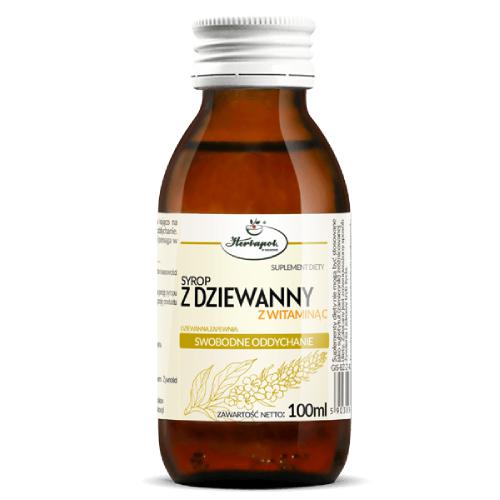 Zdjęcie produktu - Herbapol Syrop z dziewanny z witaminą C, 100 ml