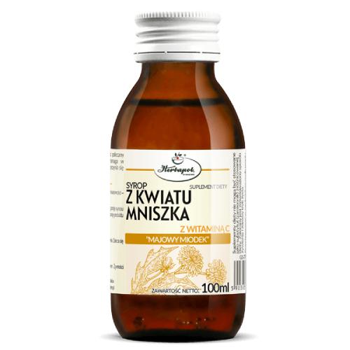 Zdjęcie produktu - Herbapol Syrop z Kwiatu Mniszka z witaminą C, 100 ml