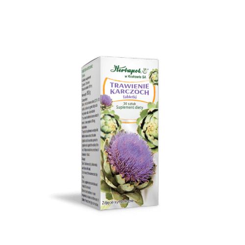Zdjęcie produktu - HERBAPOL Trawienie Karczoch, 30tabl.