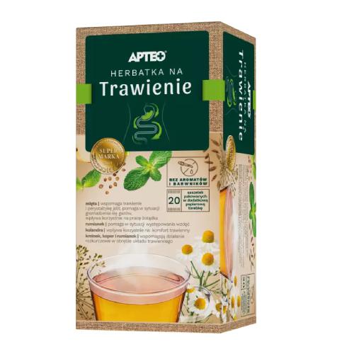 Zdjęcie produktu - Herbatka na trawienie APTEO NATURA, 20 saszetek