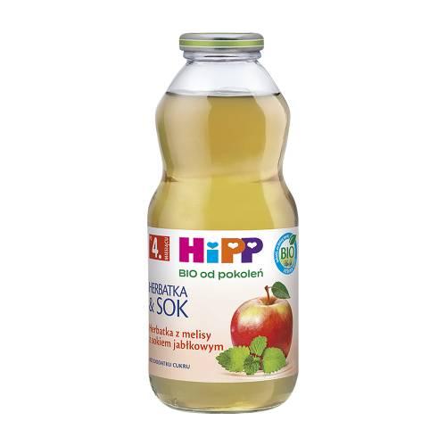 Zdjęcie produktu - HiPP BIO Herbatka z melisy z sokiem jabłkowym po 4. miesiącu, 500 ml