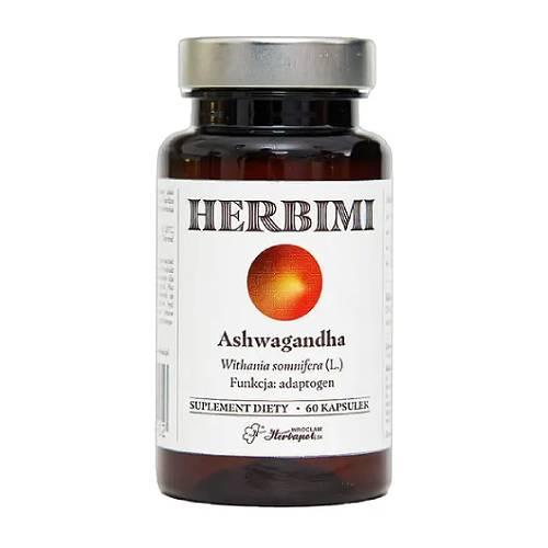 Zdjęcie produktu - Herbimi Ashwagandha, 60 kaps.