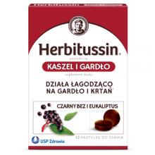 Zdjęcie produktu - Herbitussin Kaszel i Gardło, 12 pastylek do ssania