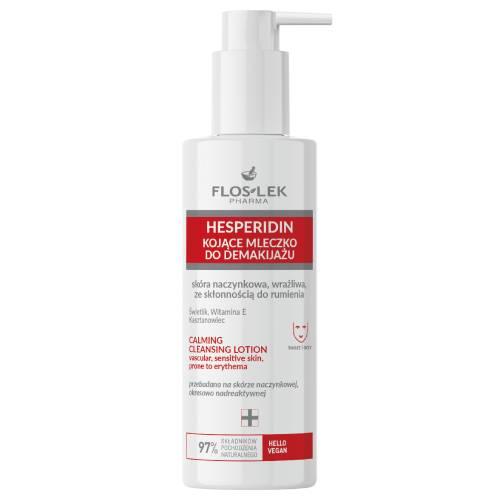 Zdjęcie produktu - FLOS-LEK HESPERIDIN Kojące mleczko do demakijażu, 175ml