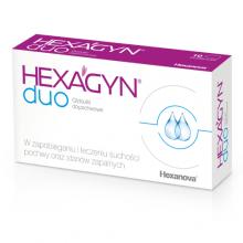 Zdjęcie produktu - HEXAGYN DUO - 10 globulek dopochwowych