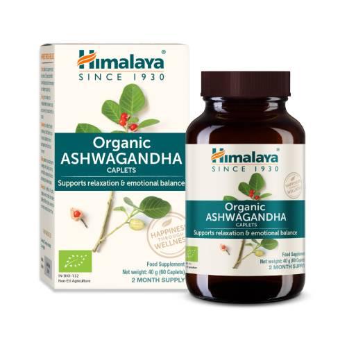 Zdjęcie produktu - Himalaya Organic Ashwagandha, 60 tabl.
