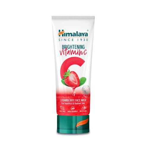 Zdjęcie produktu - Himalaya Truskawkowy żel do mycia twarzy z witaminą C, 100 ml