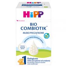 Zdjęcie produktu - HiPP 1 BIO Combiotik Ekologiczne mleko początkowe dla niemowląt od urodzenia, 550 g USZKODZONE OPAKOWANIE TEKTUROWE