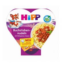 Zdjęcie produktu - HiPP BIO Makaronowe literki z sosem Bolognese, 250 g