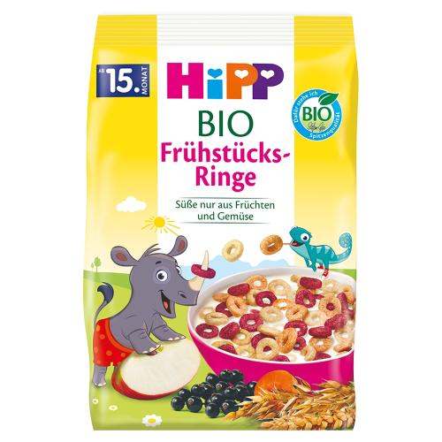 Zdjęcie produktu - HiPP BIO Chrupiące k&oacute;łka wielozbożowe od 15. miesiąca, 120 g