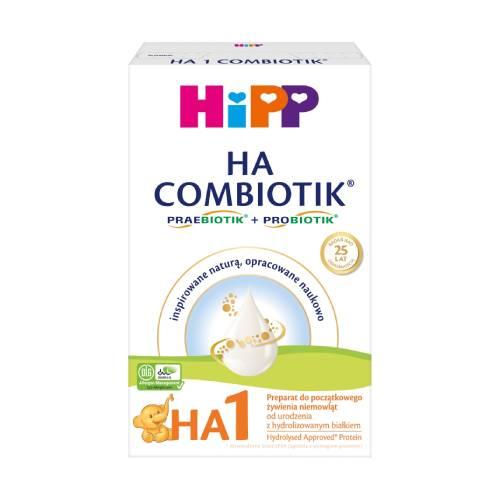 Zdjęcie produktu - HiPP HA 1 Combiotik Preparat do początkowego żywienia niemowląt od urodzenia, 350 g USZKODZONE OPAKOWANIE TEKTUROWE