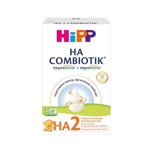 Zdjęcie produktu - HiPP HA 2 Combiotik Preparat do dalszego żywienia niemowląt po 6. miesiącu, 350 g