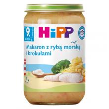 Zdjęcie produktu - HiPP Makaron z rybą morską i brokułami, 220 g