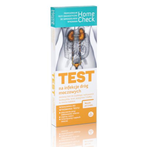 Zdjęcie produktu - Home Check Test na infekcje dr&oacute;g moczowych, 1szt.	