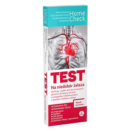 Zdjęcie produktu - Home Check Test na niedob&oacute;r żelaza, 1szt.
