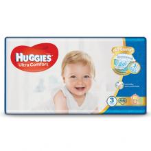 HUGGIES Ultra Comfort Jumbo 3 (5-8kg) Pieluchy, 56szt.