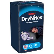 HUGGIES DRYNITES BOYS 4-7 LAT (17-30kg) pieluchomajtki, 10 szt.