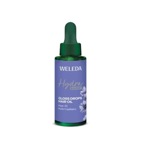 Zdjęcie produktu - Weleda Hydra Shine Nabłyszczający olejek do włos&oacute;w, 30 ml