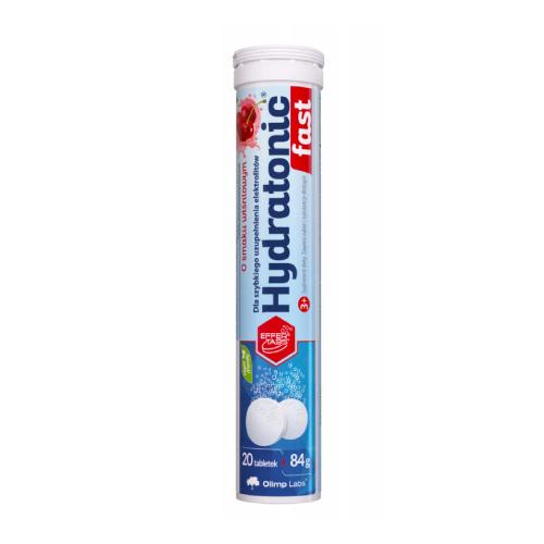 Zdjęcie produktu - OLIMP Hydratonic Fast, 20tabl. smak wiśniowy