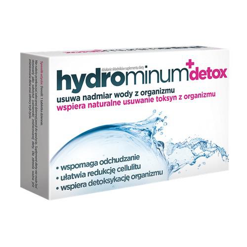 Zdjęcie produktu - HYDROMINUM + DETOX, 30 tabl. - suplement diety z wyciągami roślinnymi