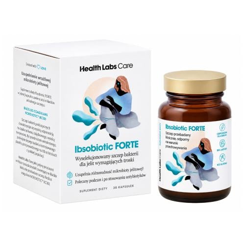 Zdjęcie produktu - Health Labs Ibsobiotic FORTE, 30 kaps.
