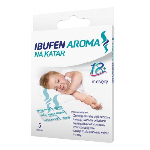 Ibufen Aroma na katar, 5 plastr&oacute;w ADR