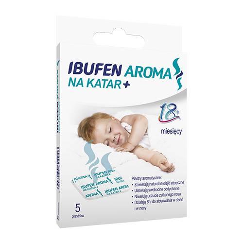 Zdjęcie produktu - Ibufen Aroma Na katar+, 5 plastr&oacute;w