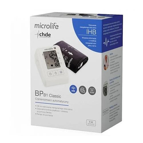 Miniaturka artykułu - MICROLIFE BP B1 CLASSIC Ciśnieniomierz automatyczny naramienny