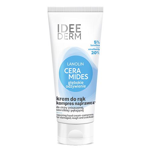 Zdjęcie produktu - IDEE DERM Ceramidowy krem-kompres naprawczy do rąk, 75 ml