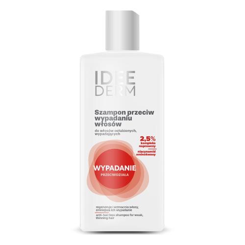 Zdjęcie produktu - Idee Derm Szampon przeciw wypadaniu włos&oacute;w do włos&oacute;w osłabionych i wypadających, 300 ml