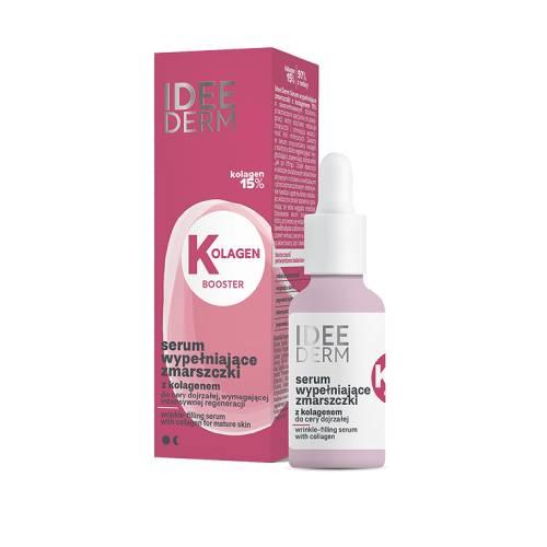 Zdjęcie produktu - Idee Derm Serum wypełniające zmarszczki z kolagenem 15% do cery dojrzałej, 30 ml