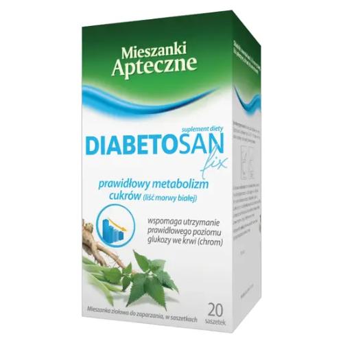 MIESZANKI APTECZNE DIABETOSAN FIX - 20 saszetek