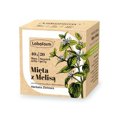 Miniaturka artykułu - Mięta z melisą Herbata ziołowa, 20sasz.