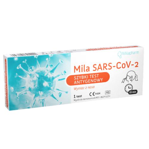 Miniaturka artykułu - Mila SARS-CoV-2 Szybki test antygenowy, 1 sztuka