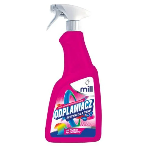 Miniaturka artykułu - Mill Clean Odplamiacz do tkanin kolorowych, 555 ml